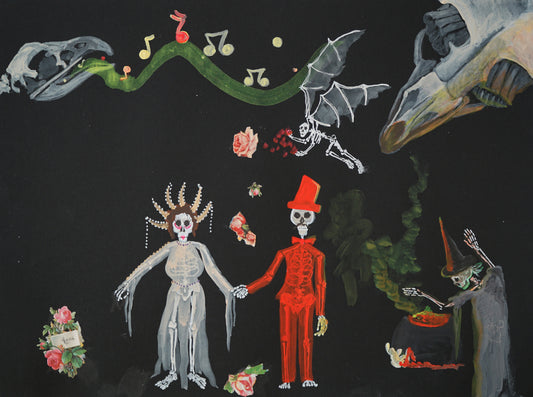 Skeleton wedding